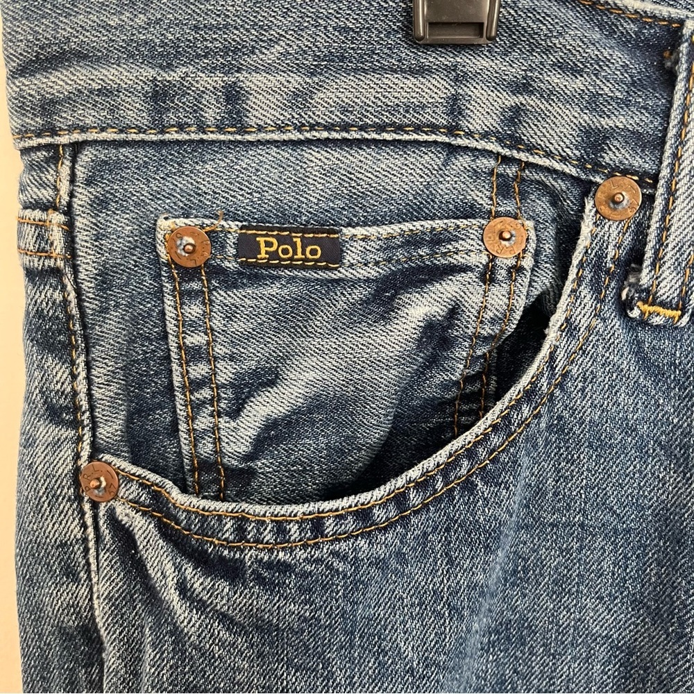 Men’s Polo Ralph Lauren The Sullivan Slim Jeans Size  30 x 30 Nonstretch - Picture 2 of 10